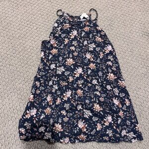Charming Charlie Floral Navy Blue Women's top